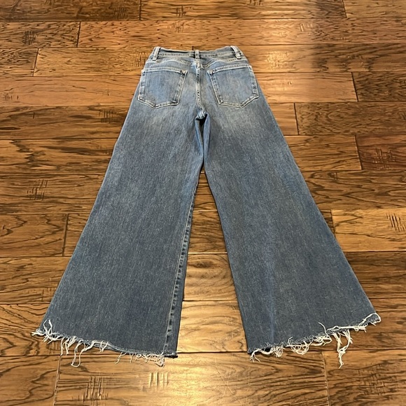 Frame Denim Le Palazzo Crop High Rise Size 26 - Picture 2 of 16